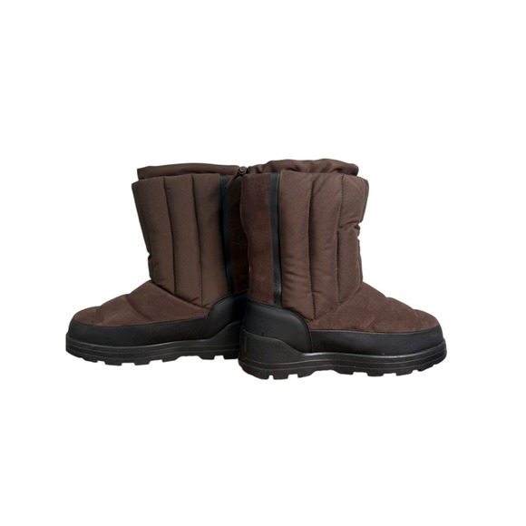 UGG Klamath Short Snow Boots Puffer Winter Warm Cedar Suede Brown Women's Size 7 - Picture 3 of 7